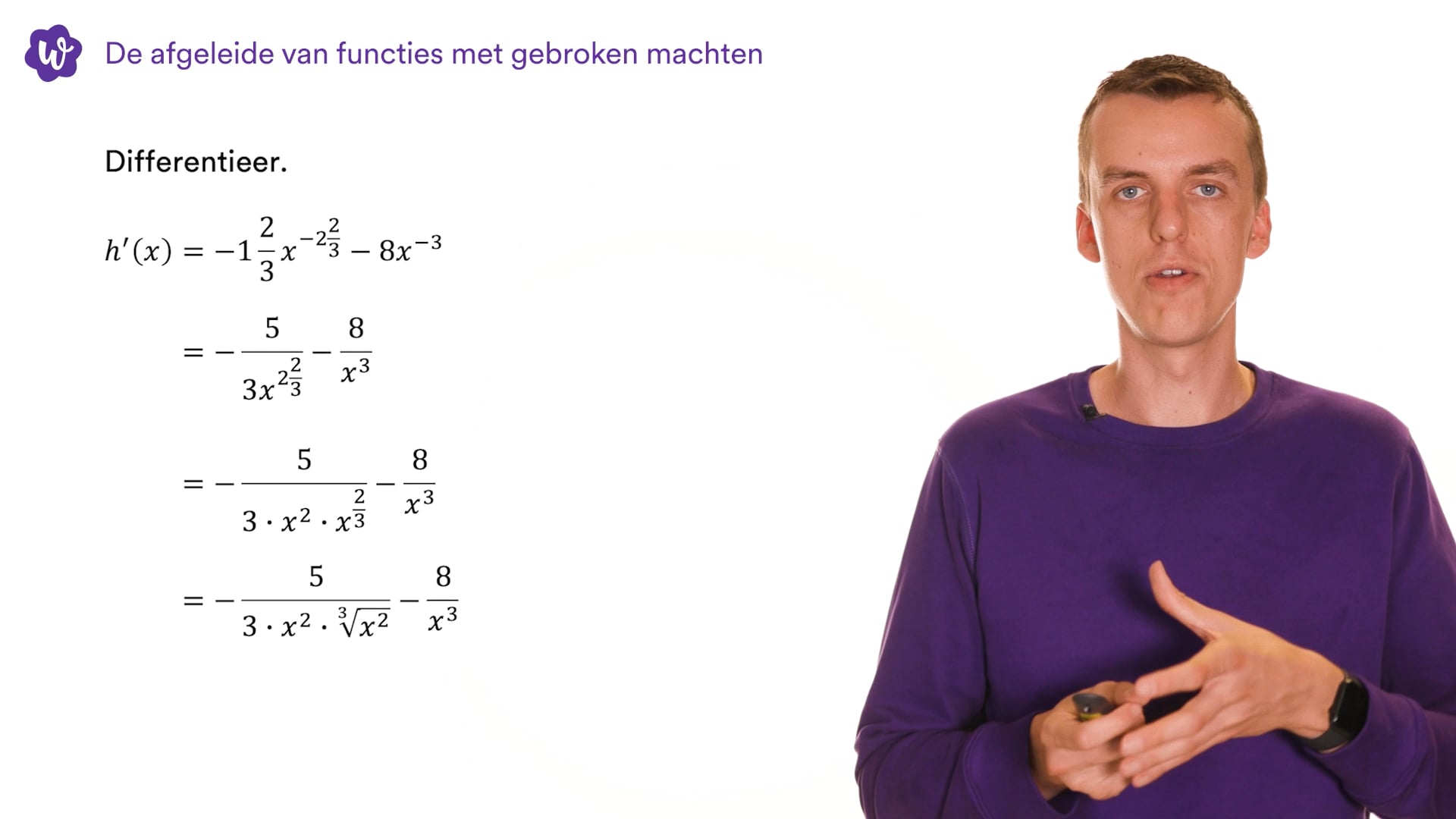 Oefen Met De Afgeleide Functie Uit Getal En Ruimte – 4/5 Havo – 12 ...