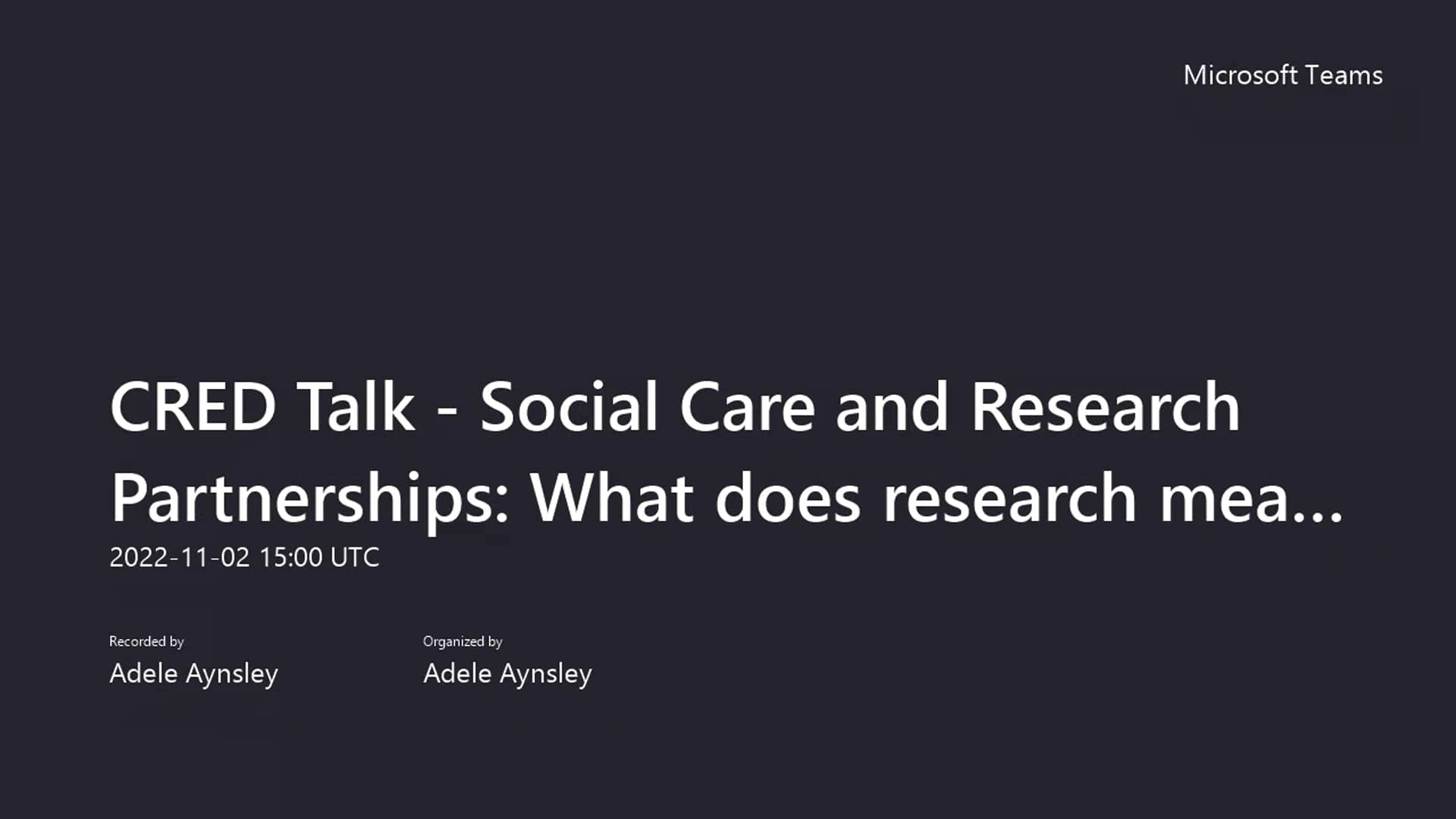 cred-talk-social-care-and-research-partnerships-what-does-research