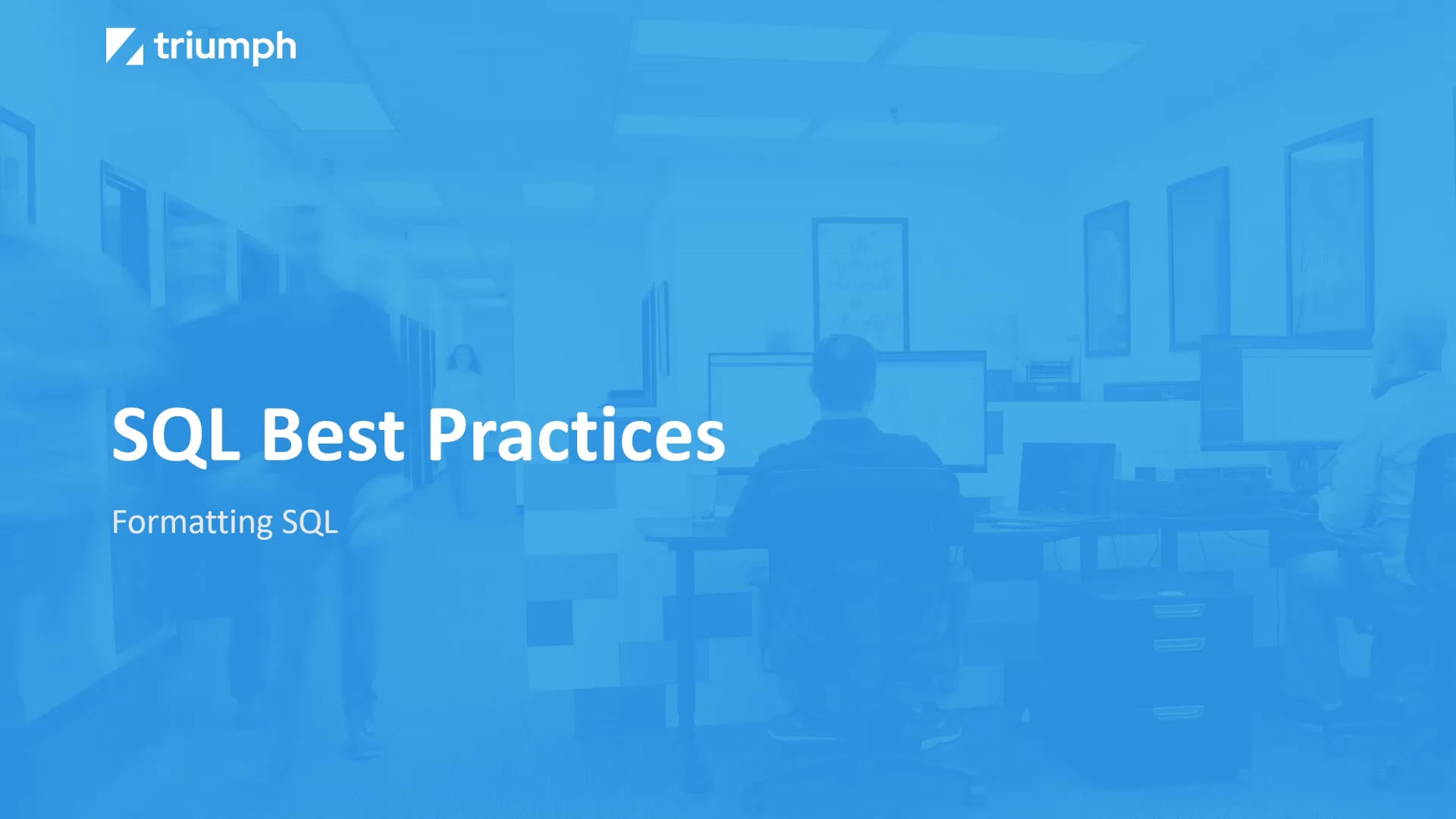 SQL Best Practices