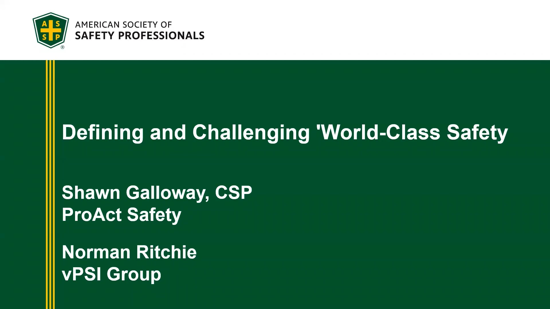 Defining and Challenging 