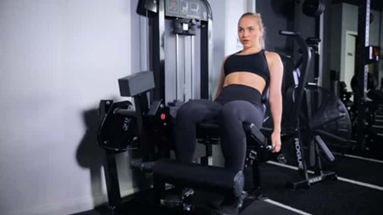 Sandbag Seated Leg Extensions on Vimeo