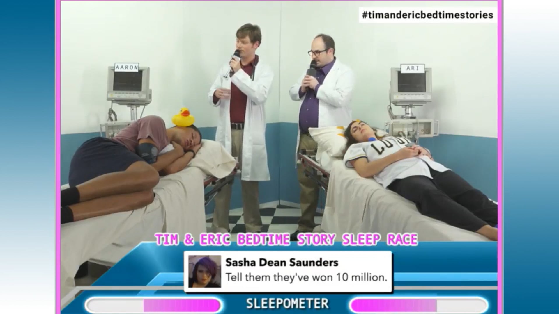 Sleep Race with "Tim and Eric" | Adult Swim | Super Deluxe Live