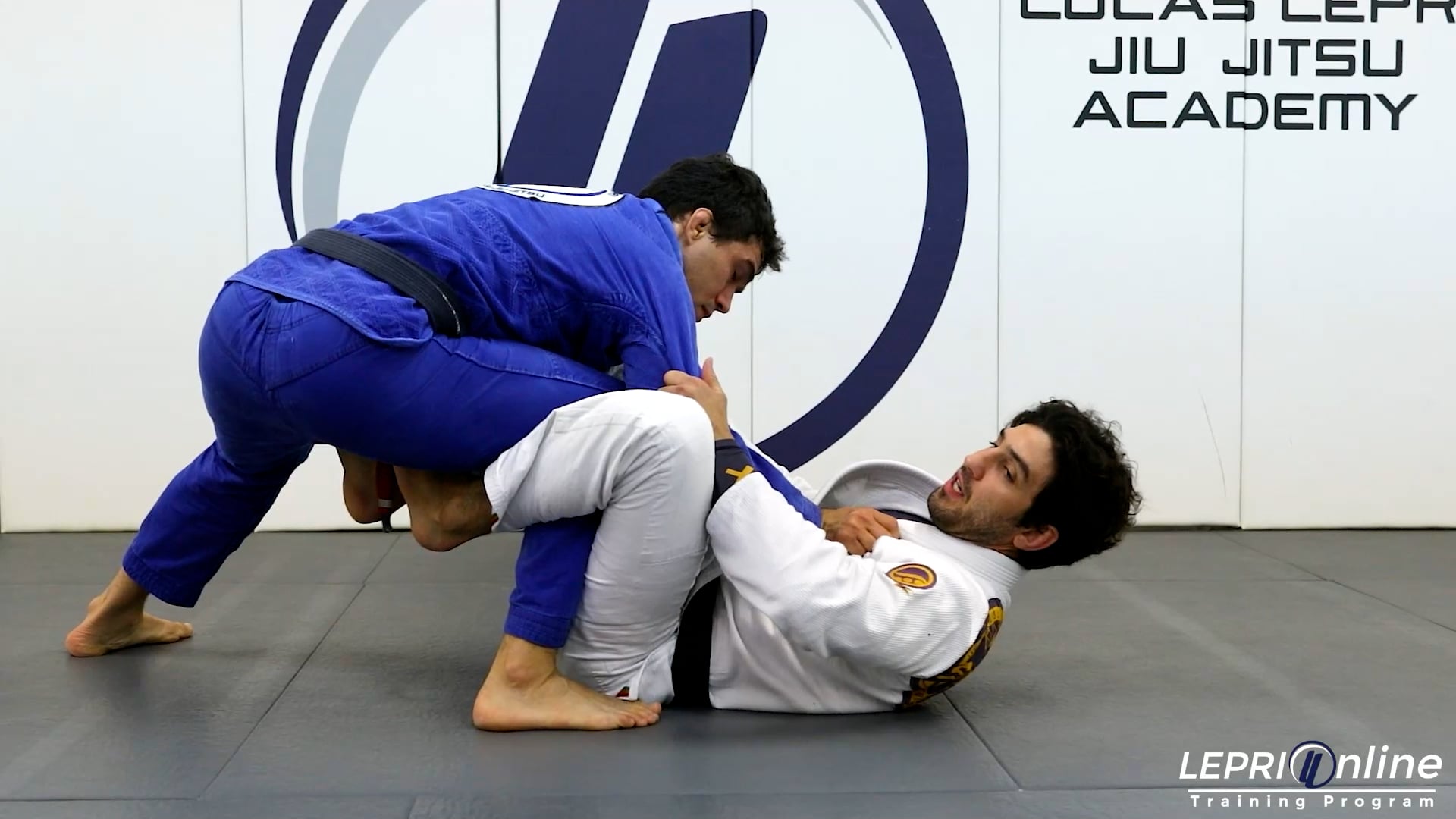 Lepri BJJ Online Training: Guard Pull to De La Riva Sweep Attempt to Back T