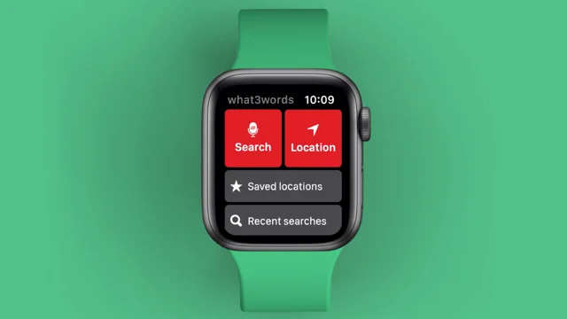 Use what3words with your Wear OS Android watch