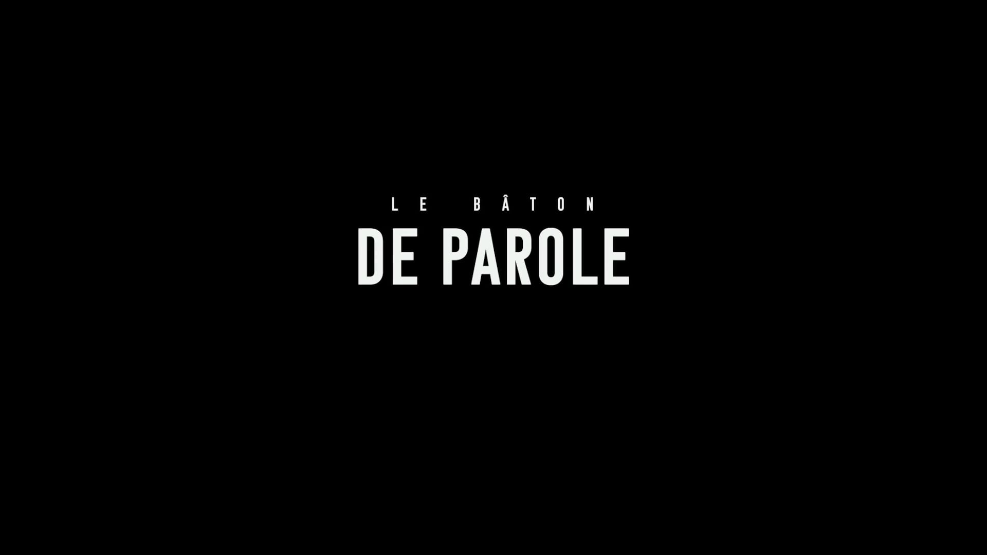 Le bâton de parole