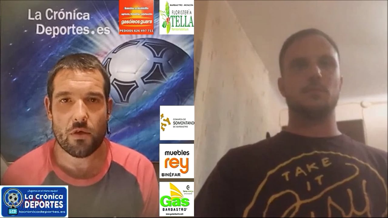 "Jornada 8" Análisis Primera Regional Gr 2 / HUGO PELEGRÍN (2º Entrenador Lanaja)