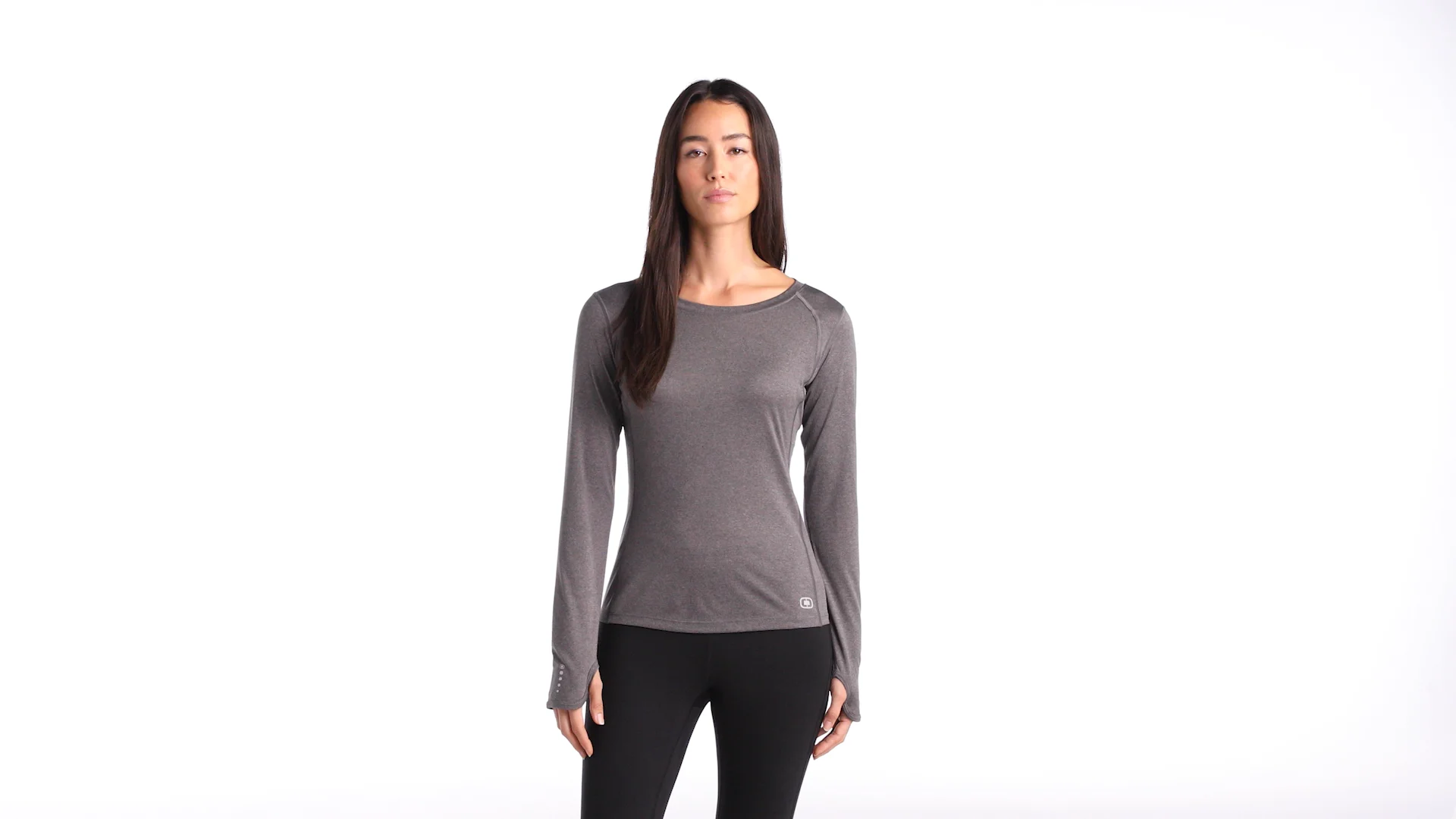 ogio endurance ladies long sleeve pulse crew