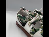 Dolce & Gabbana Lace Up Floral Sandals - ZSDoB-12