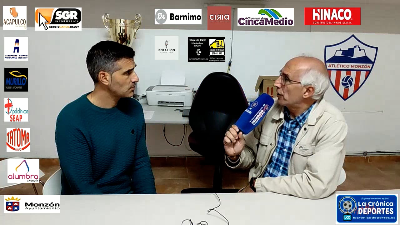 LA PREVIA / Monzón - Binefar / J 9 / Cristian Abad (Entrenador At Monzón Alumbra) 3ª División