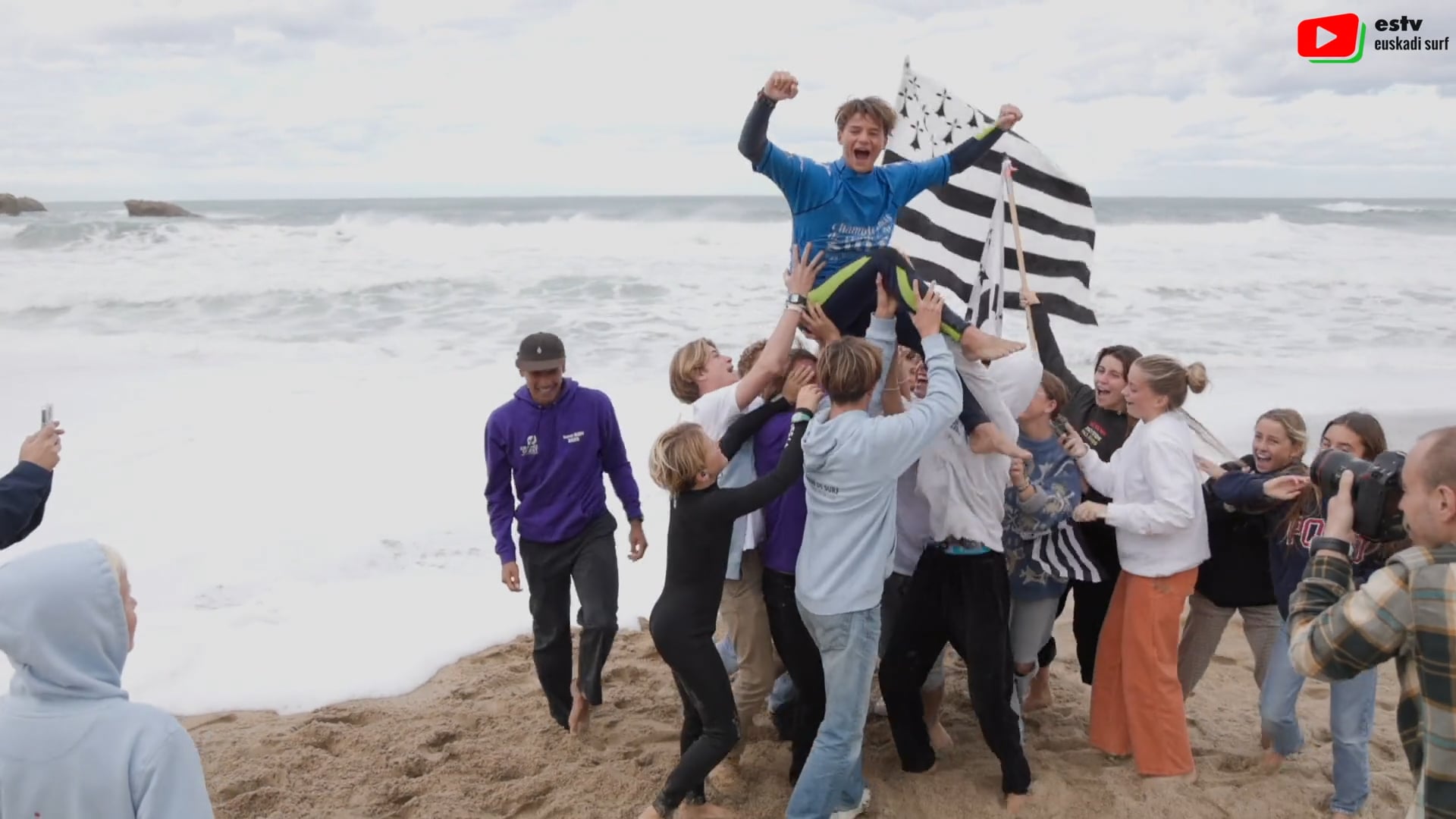 Biarritz | Gabriel Abiven Champion of France |  ESTV Euskadi Surf TV