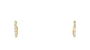 15 ct. t.w. Diamond Huggie Hoop Earrings in 14kt Yellow Gold