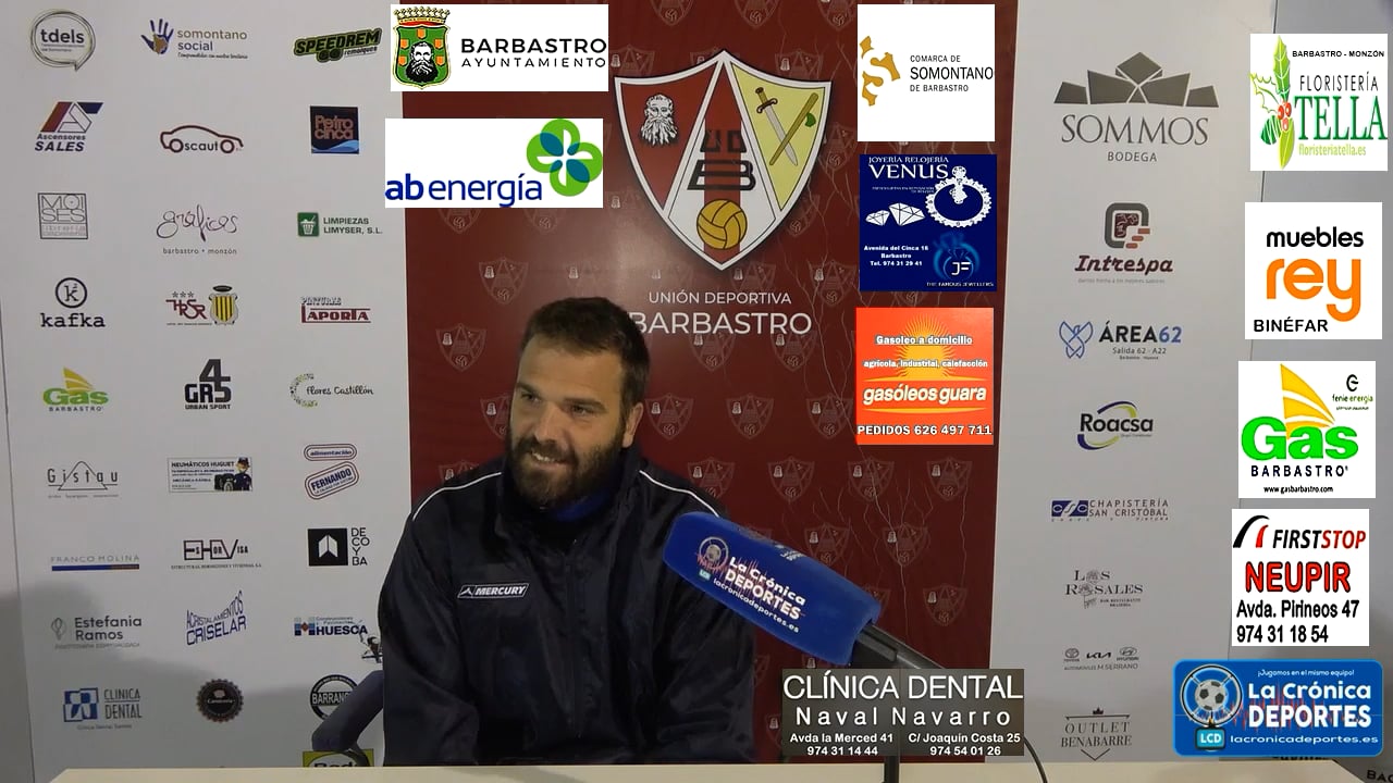 LA PREVIA / UDB Somontano - CD Albalate / JOSEMI (Entrenador Barbastro B Somontano) Jornada 8 / 2ª Regional - Gr 2-2