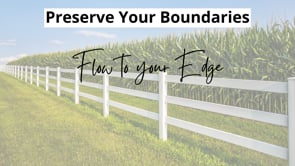 Preserve Your Boundaries - Flow