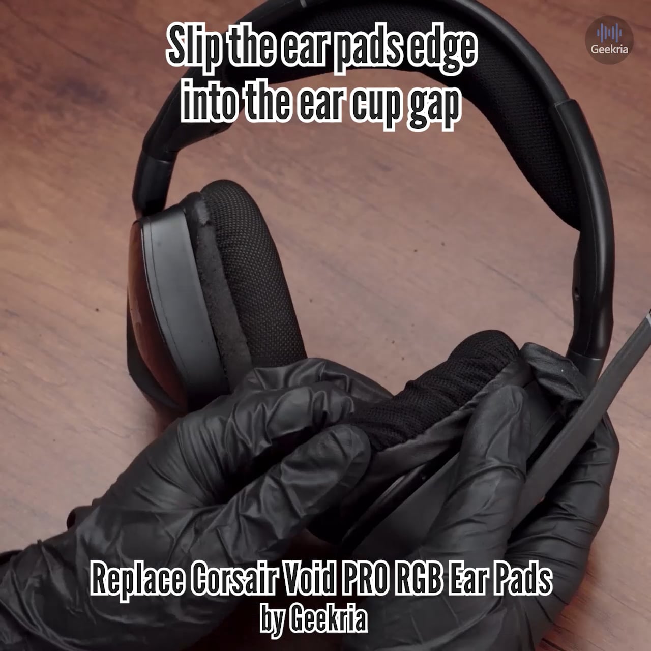 How to Replace Corsair Void Pro RGB Headphones Ear Pads / Cushions