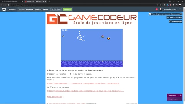5 - HTML5 - Collisions - Explosions et conclusion