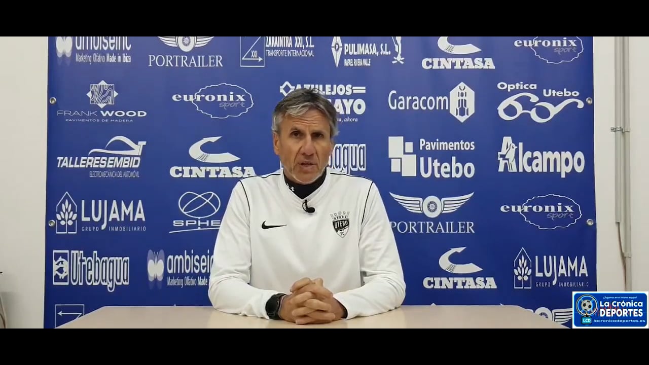 LA PREVIA / SD Gernika - Utebo FC / JUAN CARLOS BELTRÁN (Entrenador Utebo) Jornada 10 / 2ª RFEF - Grupo 2 / Fuente: Utebo FC