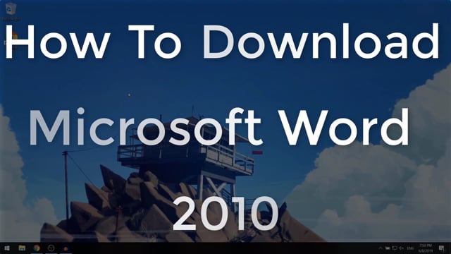 Microsoft Word 2010 Free Download - My Software Free
