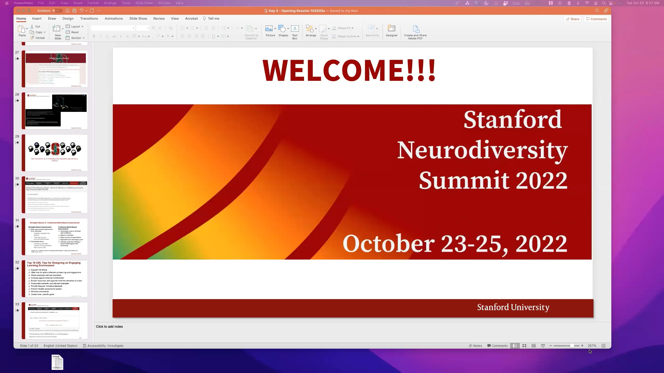 Day 3 - Opening Session on Vimeo