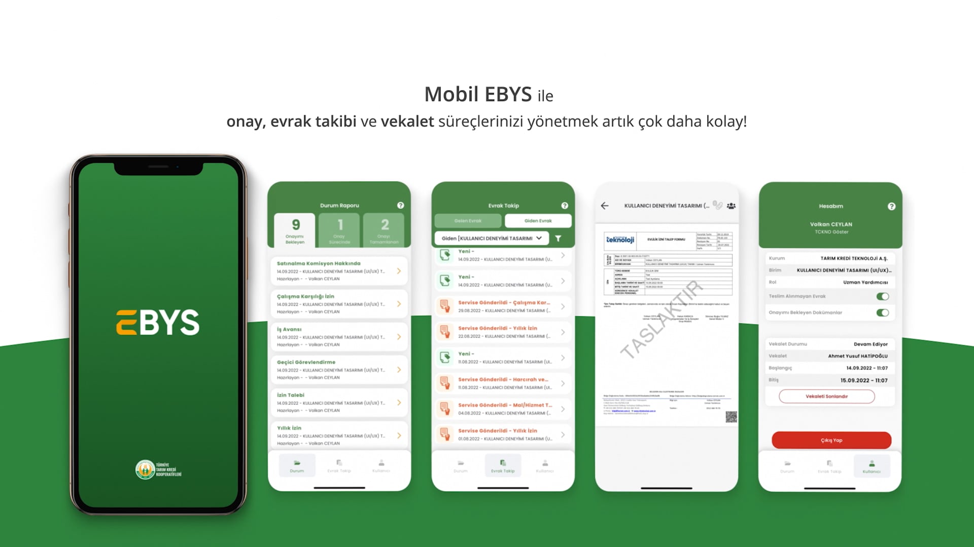 Tarım Kredi EBYS Mobil Uygulaması