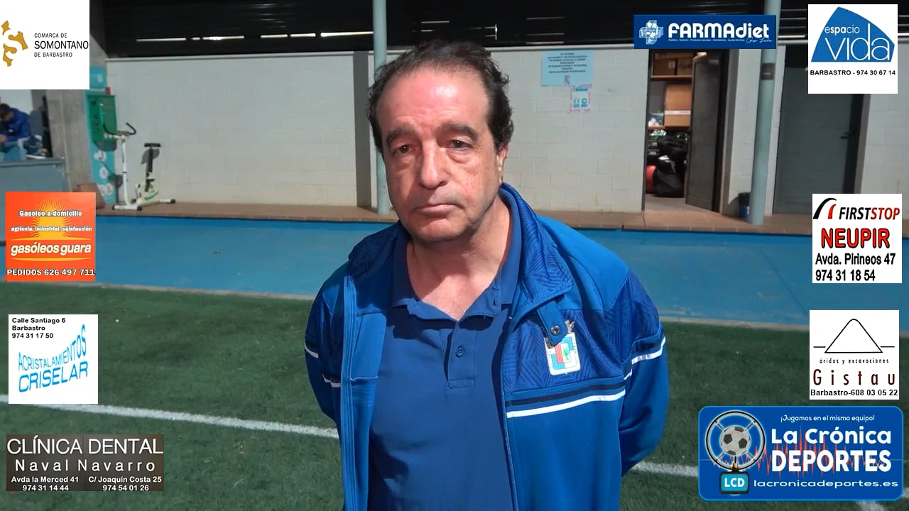 FÉLIX JIMÉNEZ (Entrenador Tamarite) CDJ Tamarite 2-0 UD Barbastro / Jornada 9 / 3ª División