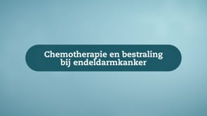 Chemotherapie en bestraling bij endeldarmkanker