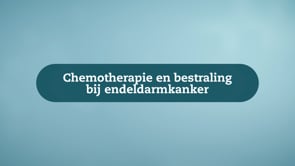 Chemotherapie en bestraling bij endeldarmkanker