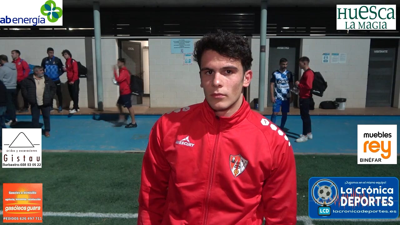 IVÁN GAYÁN (Jugador Barbastro) CDJ Tamarite 2-0 UD Barbastro / Jornada 9 / 3ª División