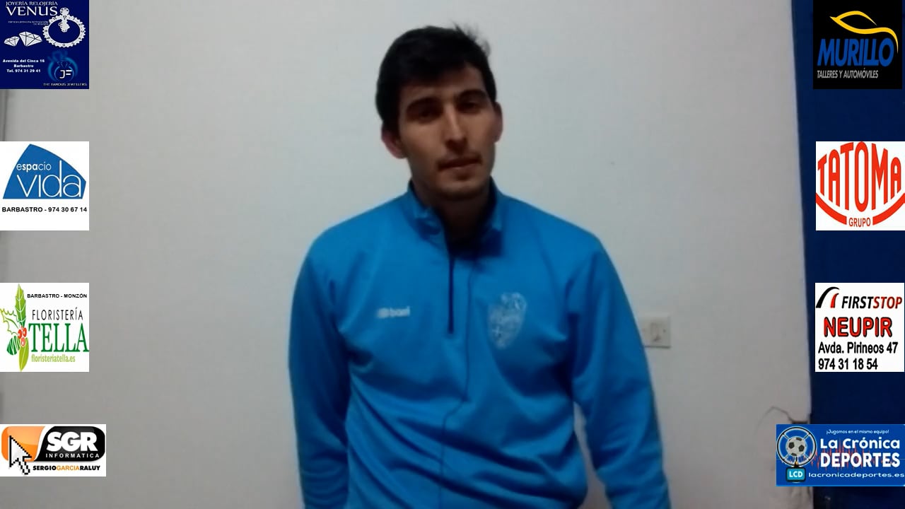 CARLOS VALENCIA (Jugador Binéfar) Atlético Monzón 0-0 CD Binéfar / Jornada 9 / 3ª División