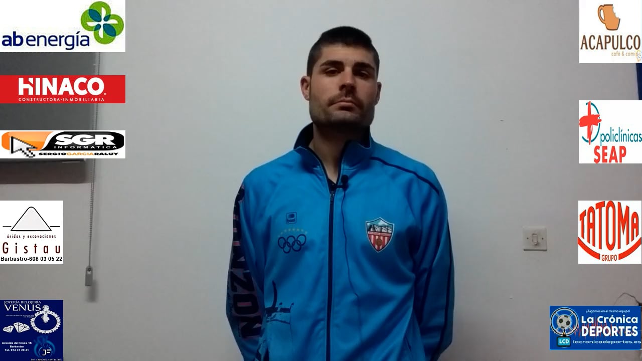 NELSON BALLARÍN (Jugador Monzón) Atlético Monzón 0-0 CD Binéfar / Jornada 9 / 3ª División