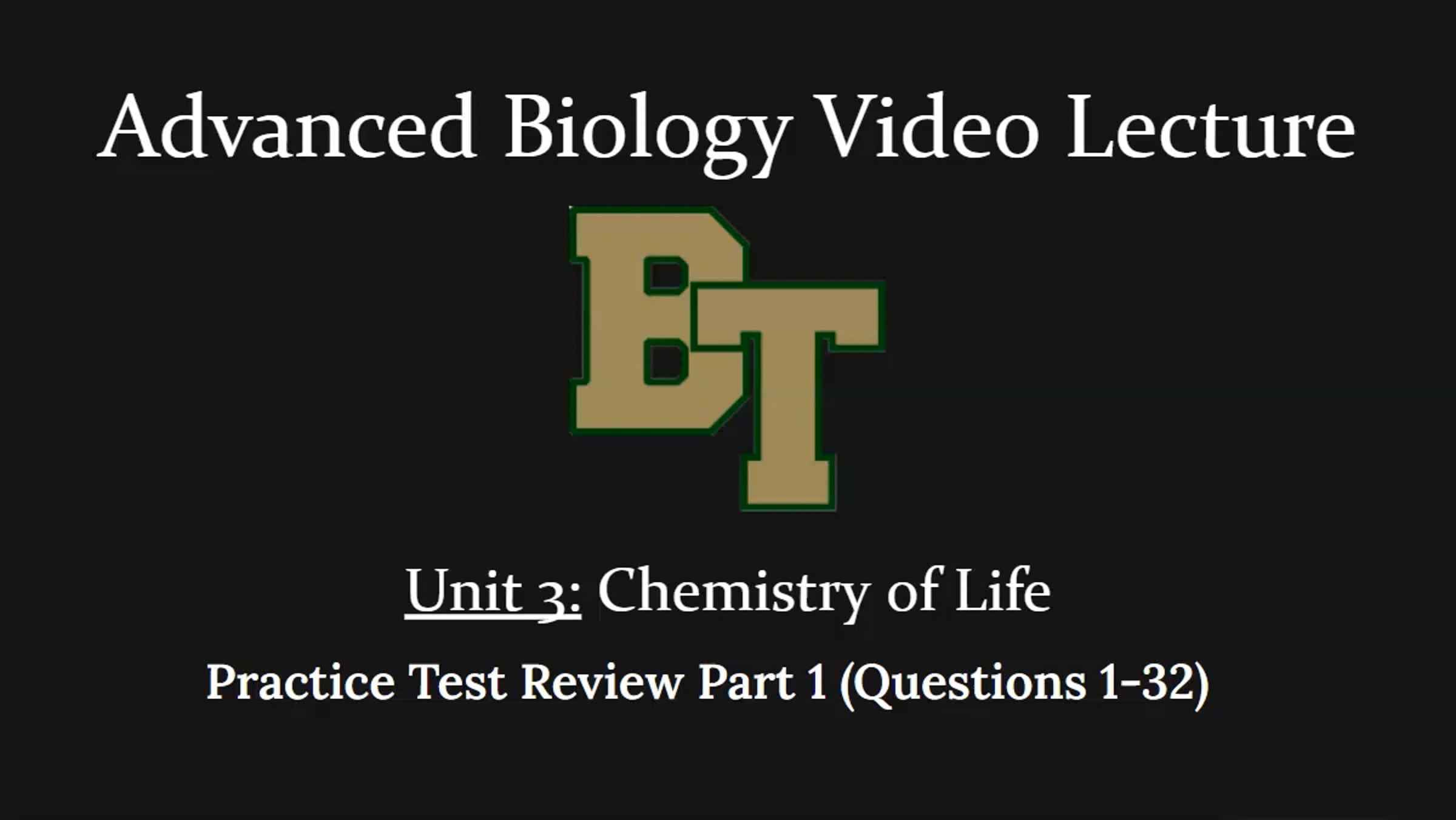 Unit 3 Test Review Part 1 | Videos & Movies on Vimeo