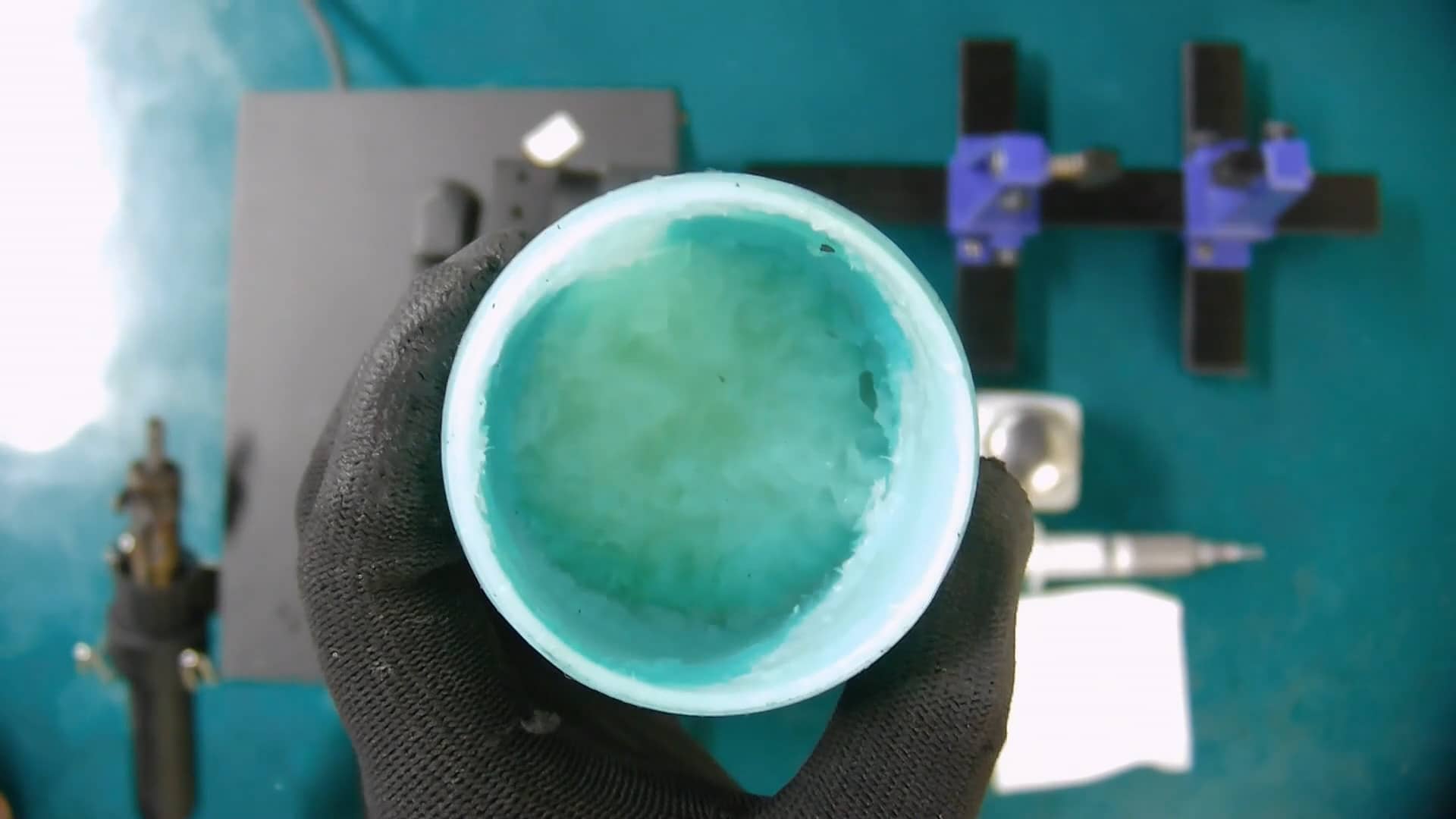 Soldering on practice board Soldering course Soldering for