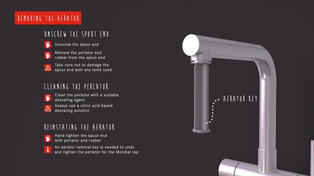 Descaling the perlator  -  Franke UK