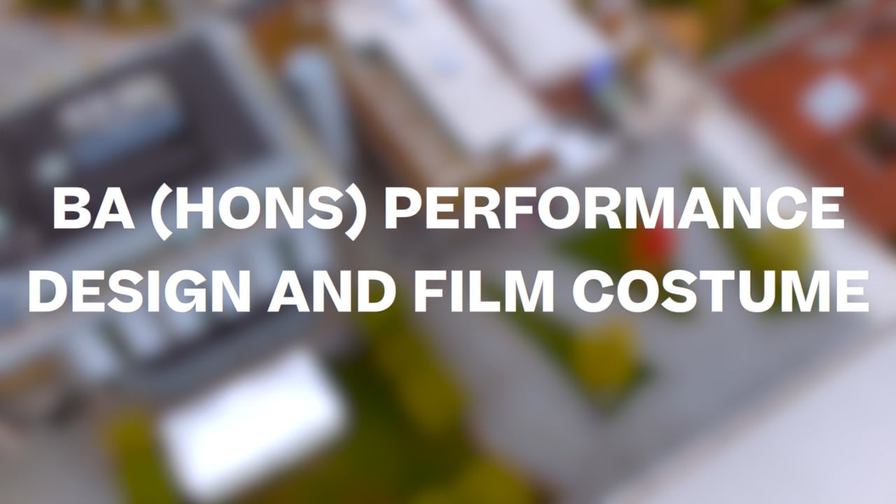 BA (Hons) Performance Design and Film Costume