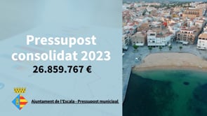 La proposta de  Pressupostos de 2023
