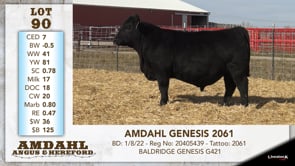 Lot #90 - AMDAHL GENESIS 2061
