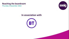 Thursday 3 November 2022 - Reaching the boardroom