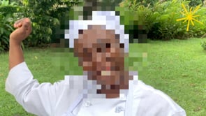 Graduating from chef school in Lagos