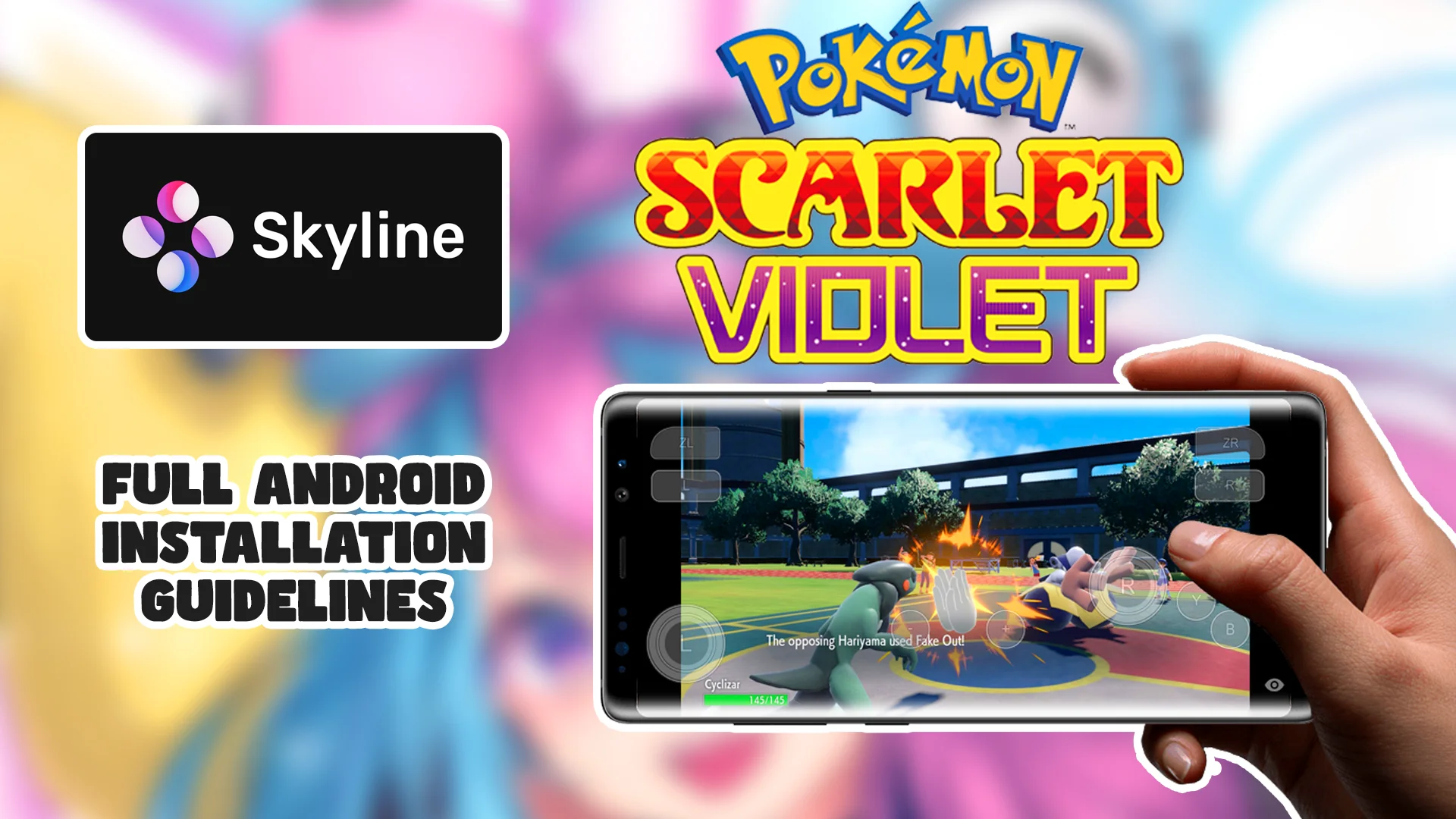 How To Download And Play Pokemon Scarlet And Violet In Mobile 100% Working!  [75% English] 