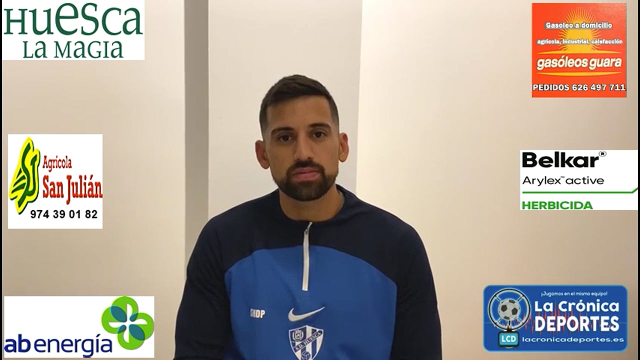 SEBAS MARTÍNEZ (Entrenador Huesca B) CD Cariñena 0-3 SD Huesca B / Jornada 9 / 3ª División