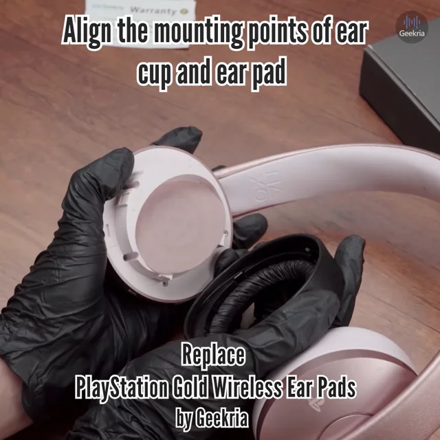 Ps4 gold best sale ear cup replacement