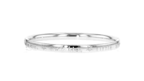Childs Sterling Silver Twinkle Twinkle Little Star Bangle Bracelet