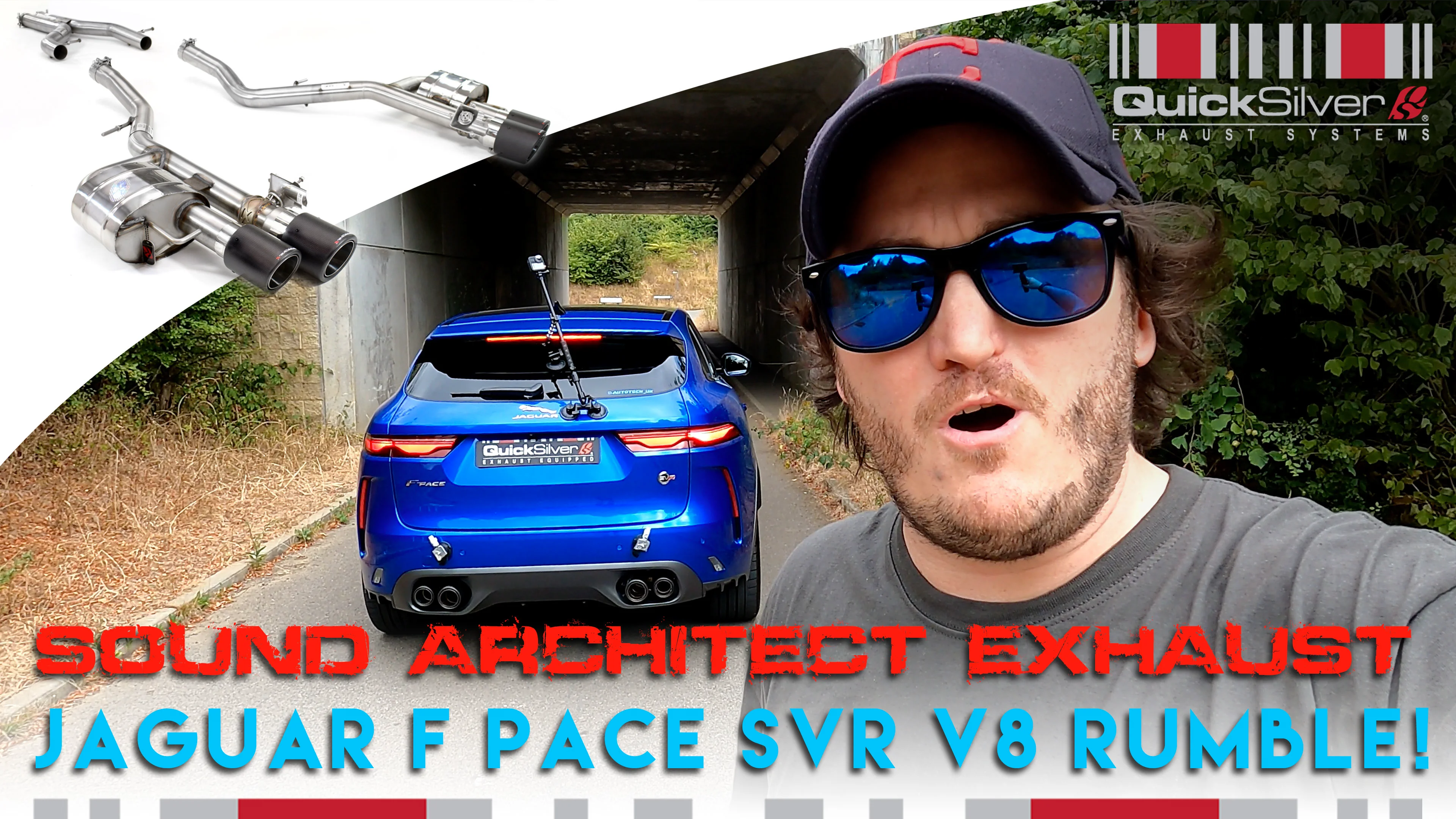 Jaguar F Pace SVR V8 Rumble with QuickSilver Exhaust