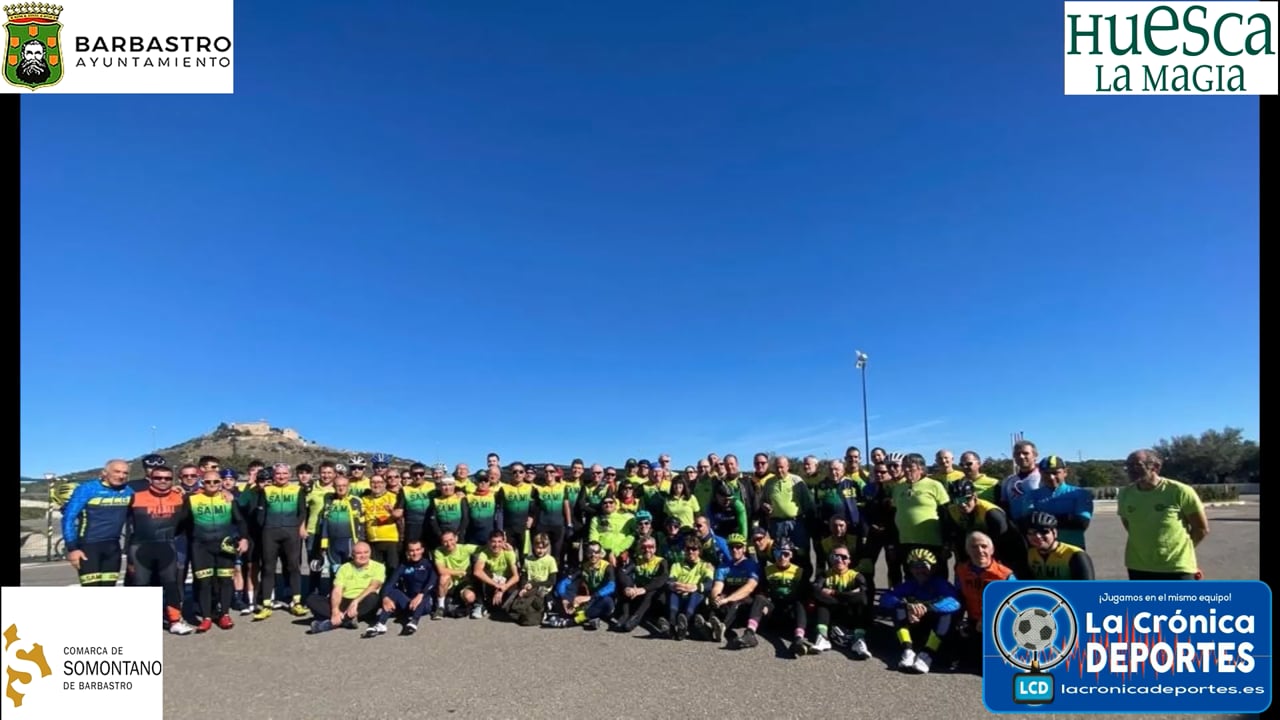 ALMUERZO DE LA PEÑA SERGIO SAMITIER 09.11.2022 (96 Socios Compartieron una Magnífica Mañana con Sergio Samitier) Imágenes de la ruta por el Somontano, del almuerzo en el Área 62, donde se realizaron varios homenajes y reconocimientos.