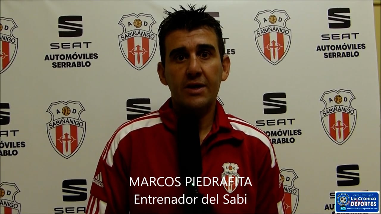 MARCOS PIEDRAFITA (Entrenador Sabiñánigo) AD Sabiñánigo 5-0 Actur Pablo Iglesias / Jornada 6 / Regional Preferente Gr 1 / Fuente: Deporte Cantera 