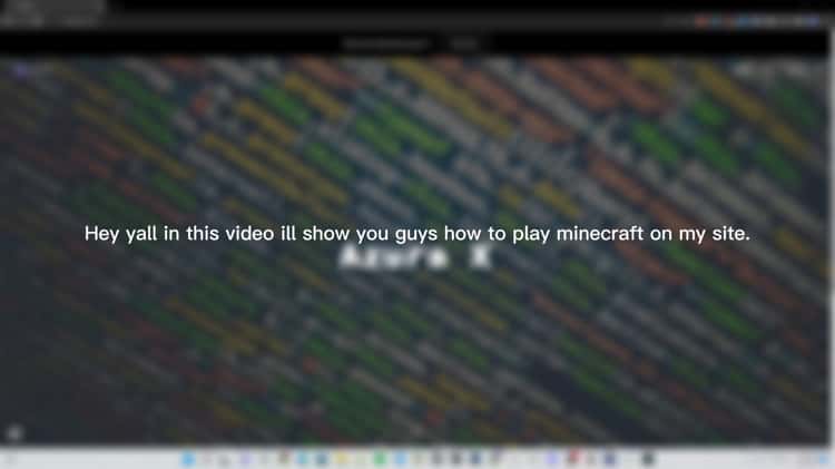 How To Play Minecraft Classic on Vimeo