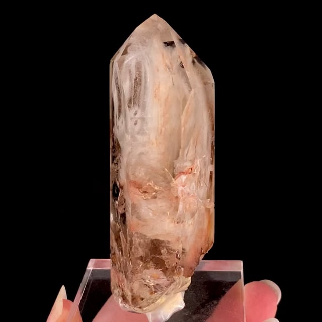 Quartz with Amphibole inclusions (polished)