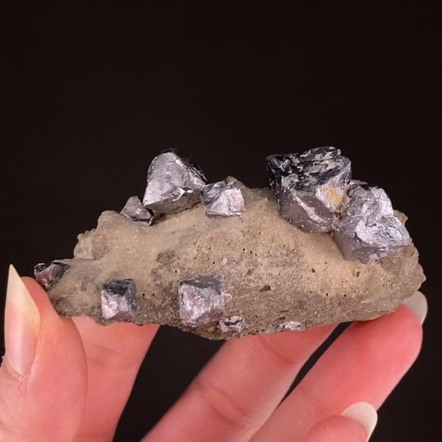 Galena (rare octahedral habit) (ex Al Kidwell Collection)