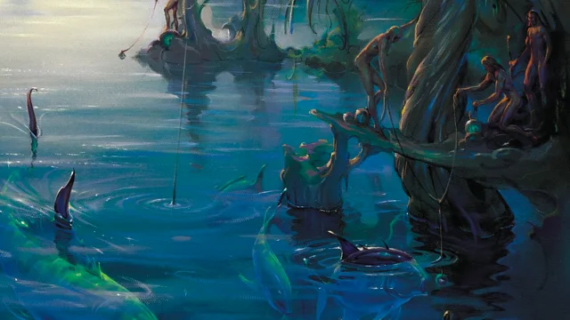Lori Pitten Jenkins - Work Detail: A-Lure-ing  Fish artwork, Fish painting,  Fishing lures art