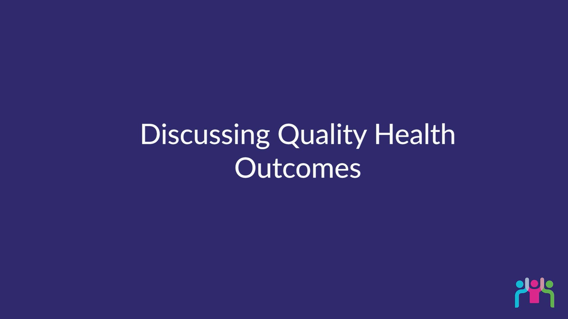 Dr David Rosengren | Discussing Quality Health Outcomes on Vimeo