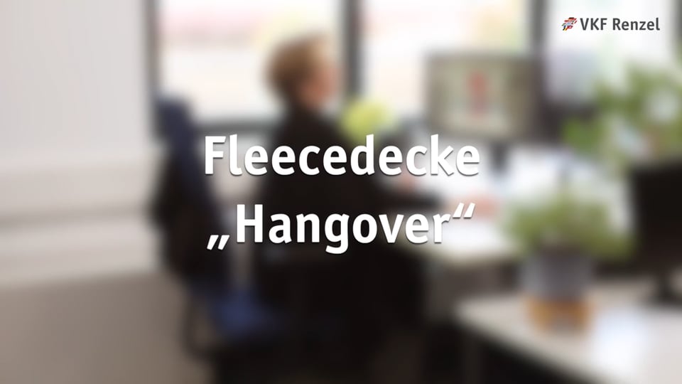 40-2168-1 Fleecedecke Hangover